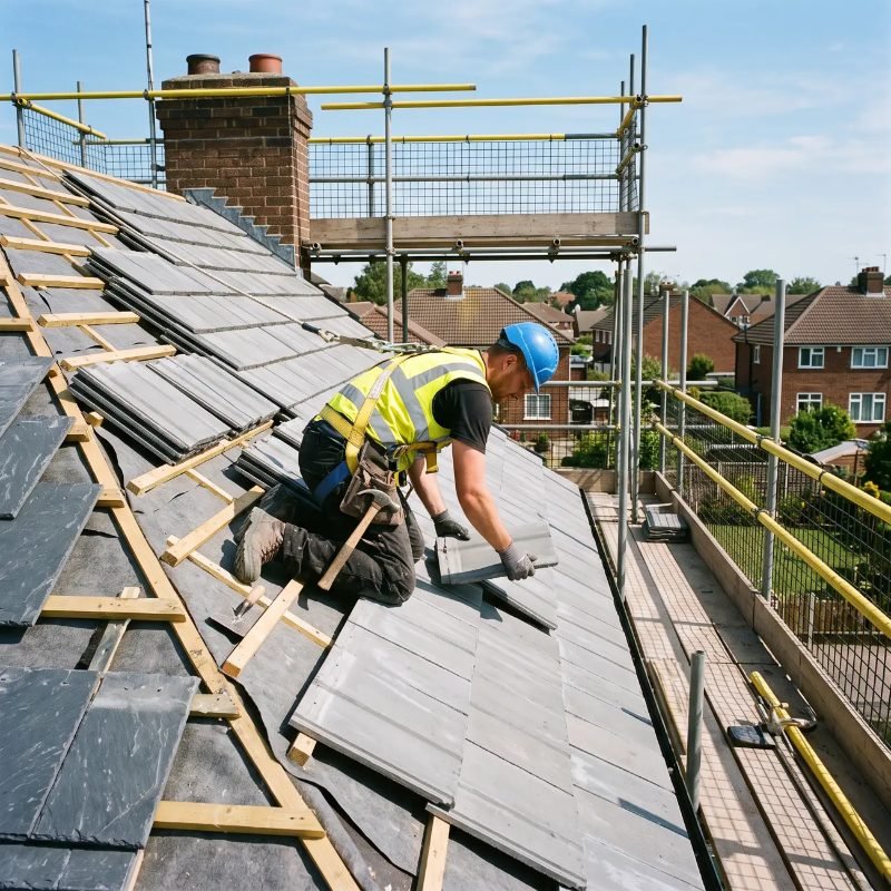 Roofing Contractor project timeline in Hutchinson